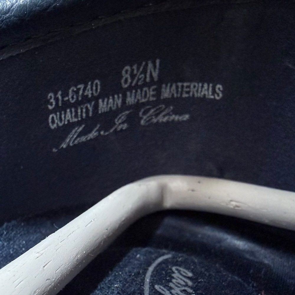 Easy Street Comfort Wave Navy Blue Ballet Flats Womens Size 8.5 N Narrow - Picture 4 of 11